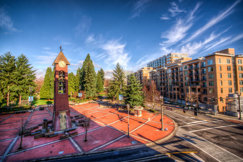 Clock Tower, Esther Short Park, Downtown Vancouver, WA